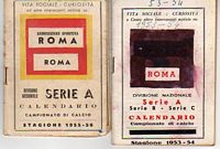 Calendarietti 1953/54 e 1955/56